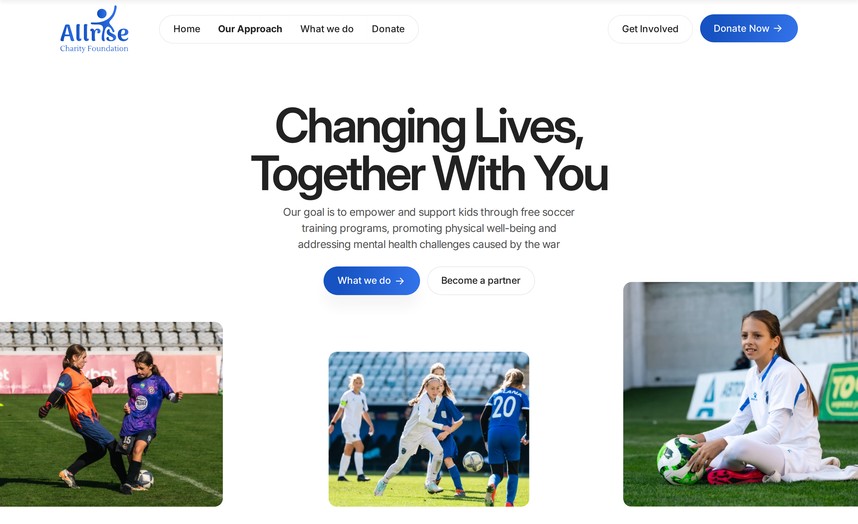 Сторінка «Our Approach»