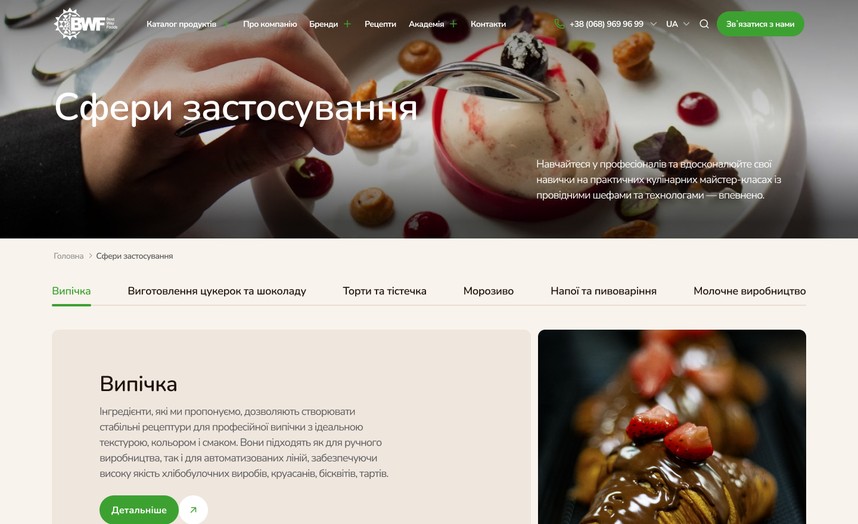 Сферы применения