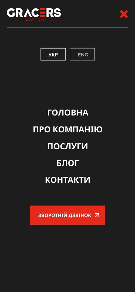 Мобильное меню