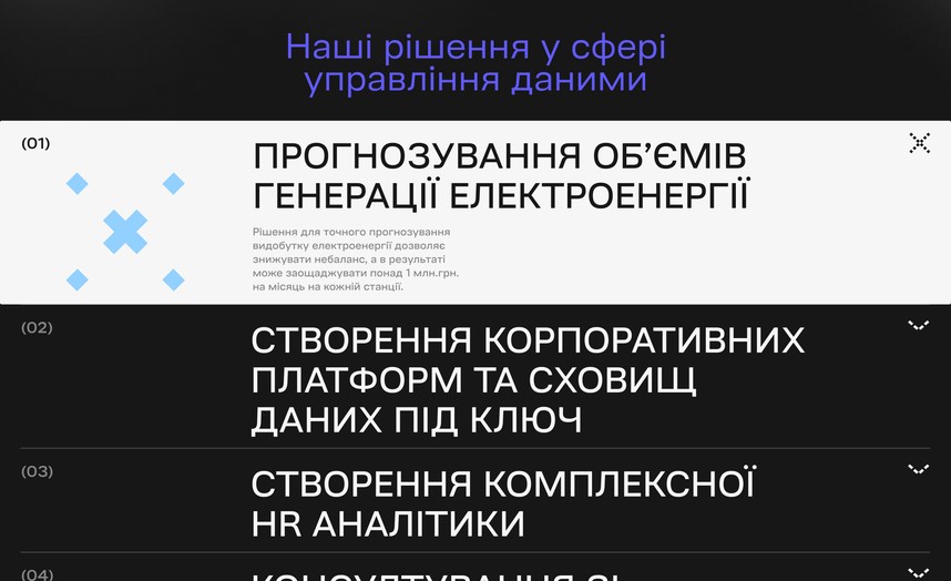 Рішення напрямку списком