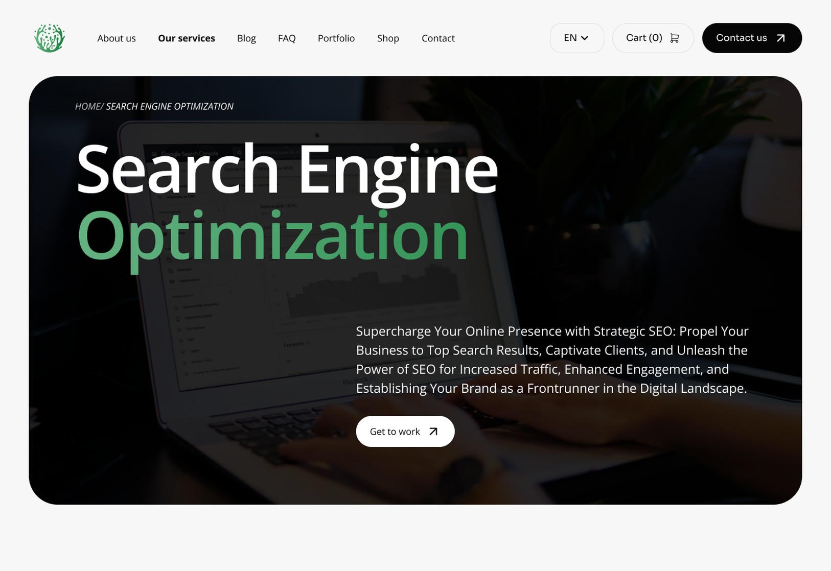 Страница услуги SEO