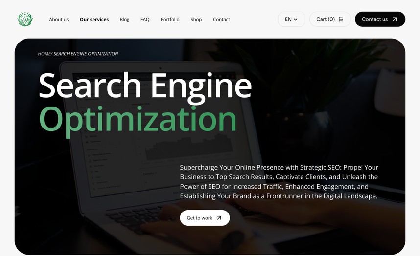 Страница услуги SEO