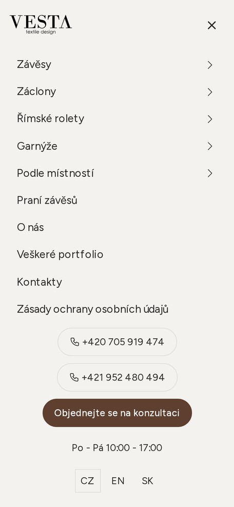 Мобільне меню