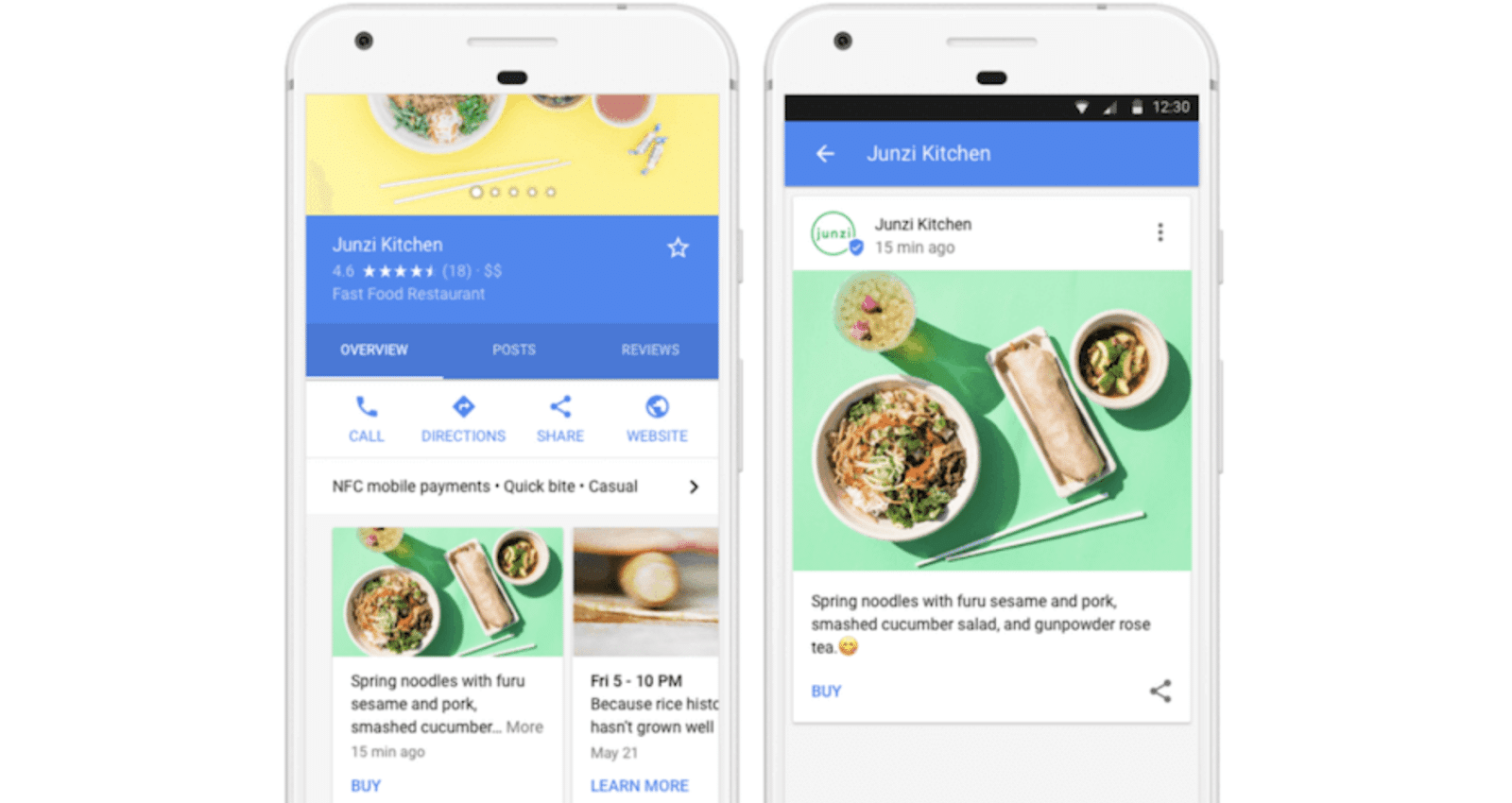 Publications on Google My Business