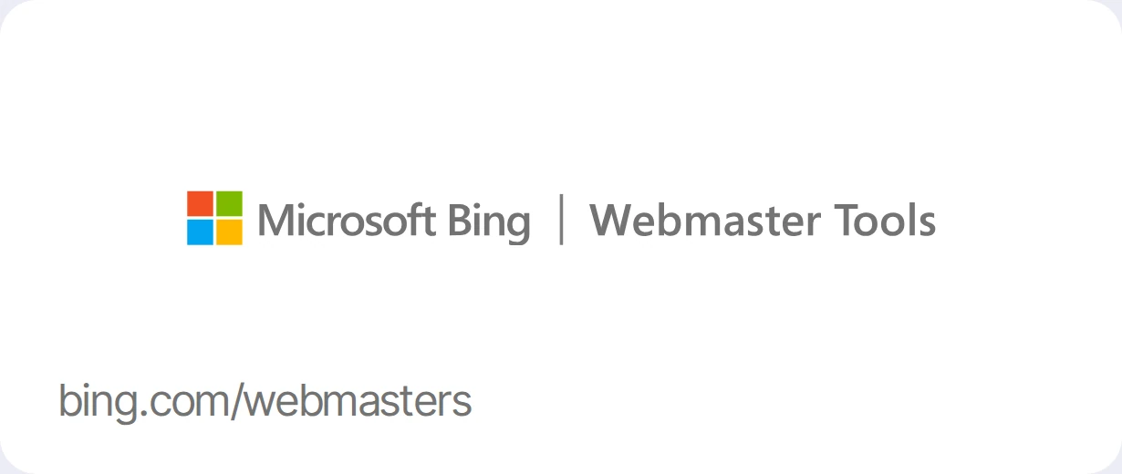 Логотип Bing Webmaster Tools, сервис по адресу bing.com/webmasters